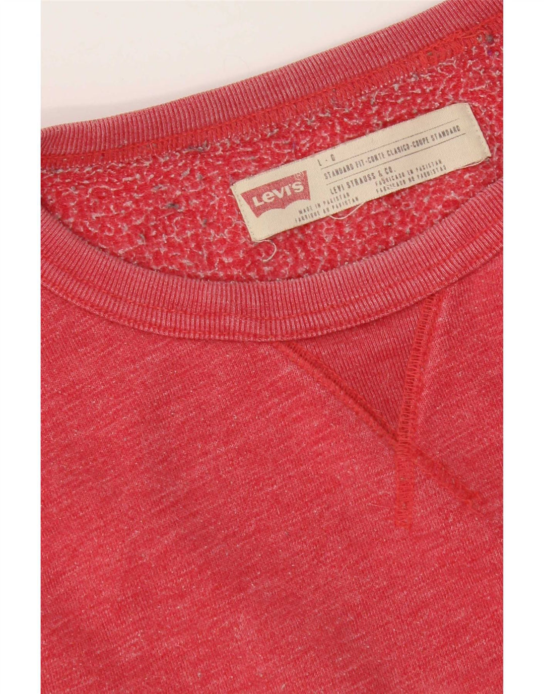 Pulover pentru bărbați Levi's Standard Fit, roșu mare
