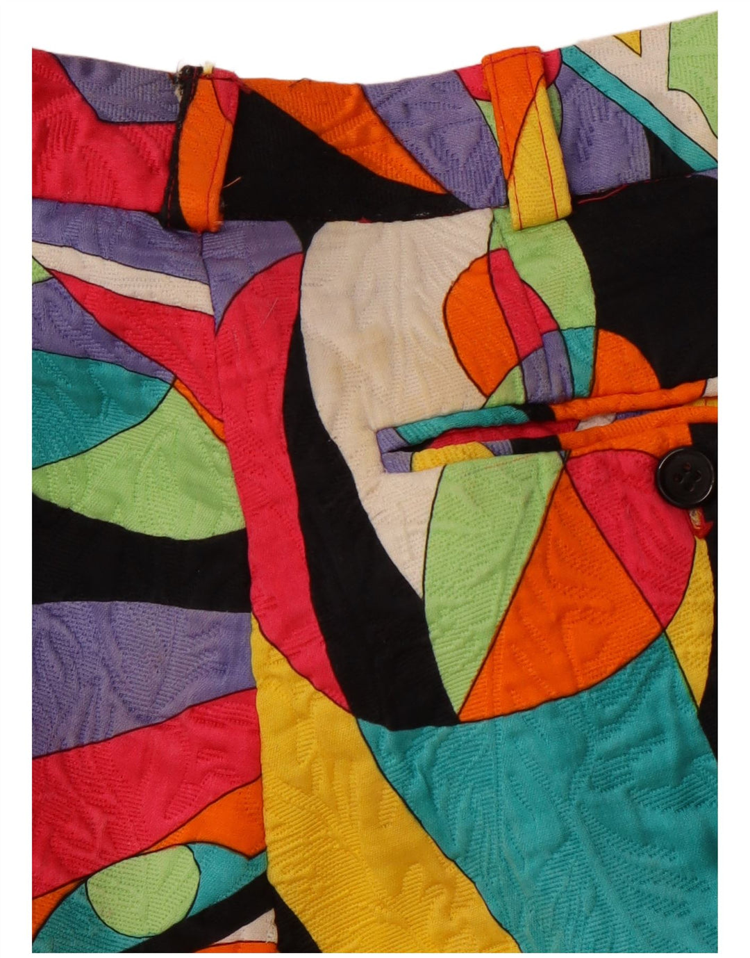 VINTAGE Pantaloni chino cu talie înaltă pentru femei IT 46 Large W30 L28 Multicolor