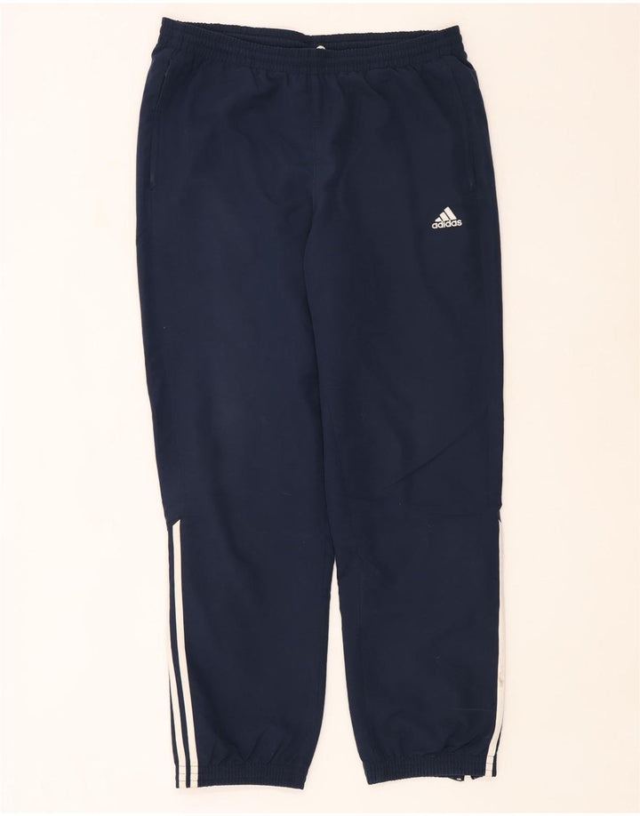 Pantaloni de trening pentru bărbați Adidas Pantaloni de jogging mari, bleumarin, poliester