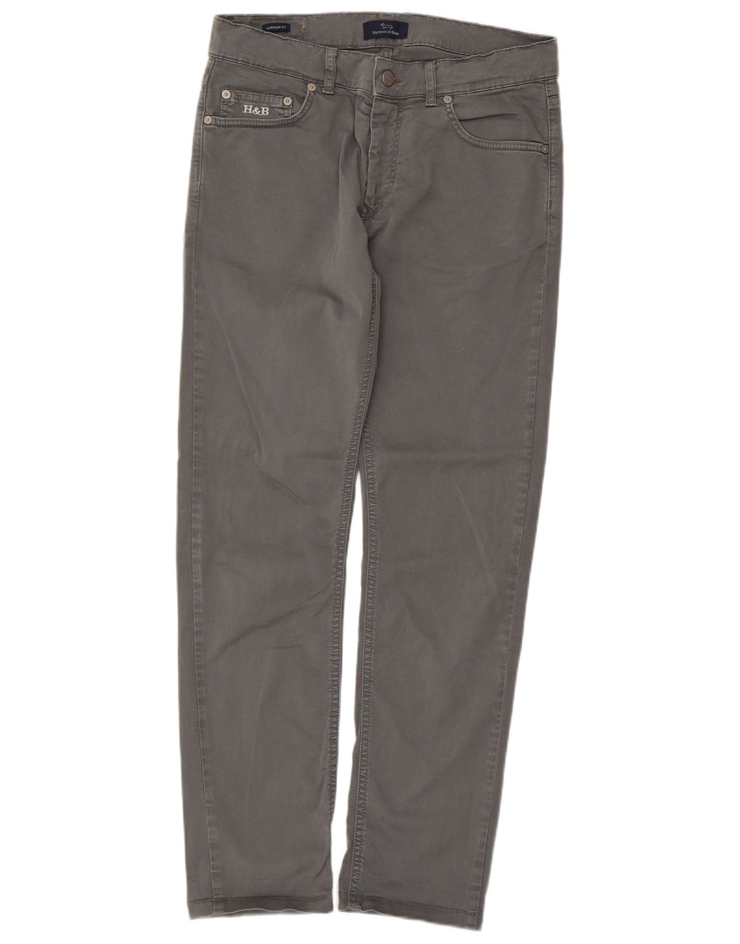 Pantaloni casual slim pentru femei Harmont & Blaine IT 46 Large W32 L28 Gri