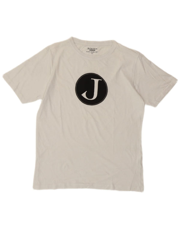 Tricou grafic JECKERSON pentru femei Top UK 14, mare, alb, bumbac