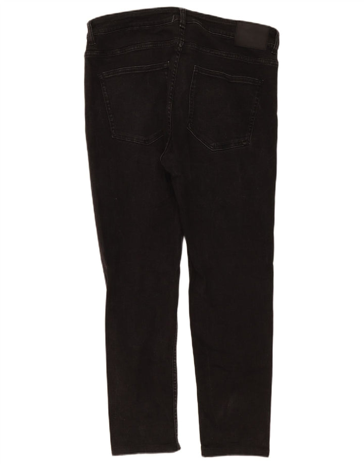Blugi slim pentru bărbați Zara EU 46 XL W36 L28 Negri