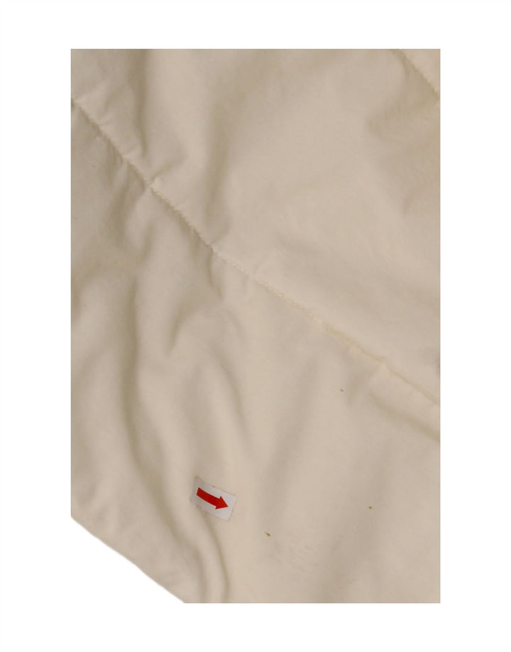ONYX Womens Padded Coat UK 10 Small Off White Polyamide Vintage Onyx and Second-Hand Onyx from Messina Hembry 