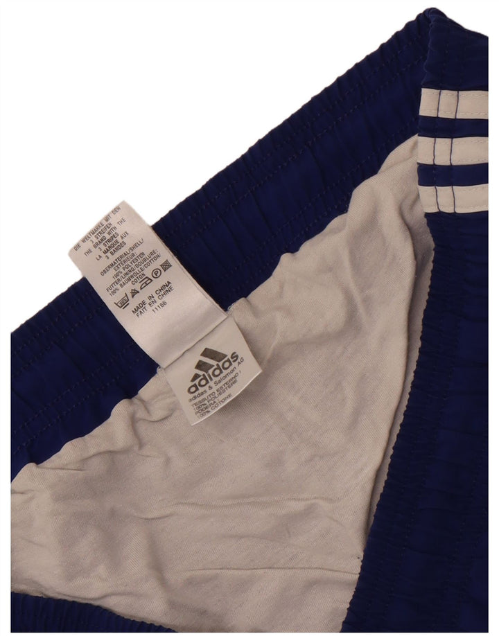 Pantaloni scurți sport Adidas pentru bărbați, poliester mediu bleumarin