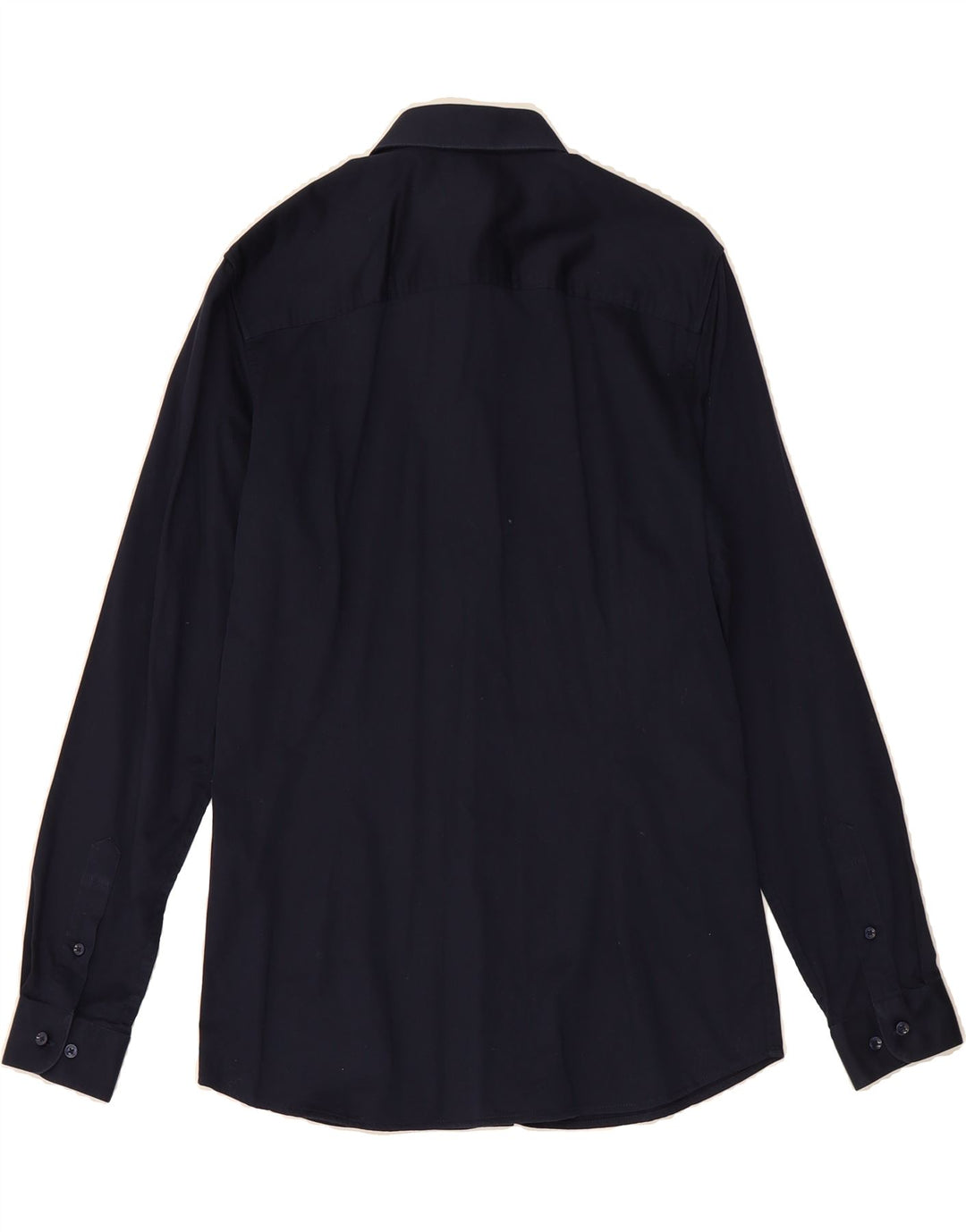 JACK & JONES Mens Shirt Medium Navy Blue Cotton Vintage Jack & Jones and Second-Hand Jack & Jones from Messina Hembry 