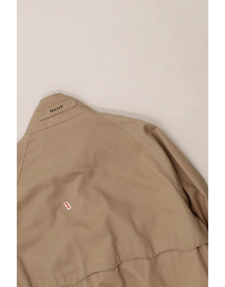 GANT Mens Bomber Jacket UK 36 Small Beige Cotton Vintage Gant and Second-Hand Gant from Messina Hembry 