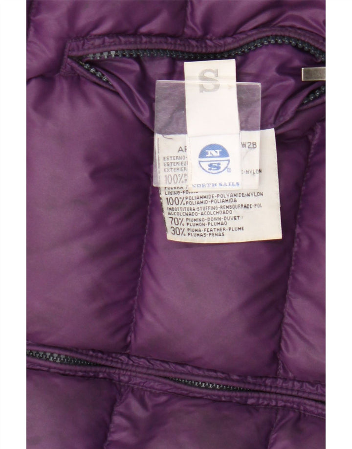 Gilet căptușit reversibil pentru femei North Sails UK 10 Small Purple Poliamidă