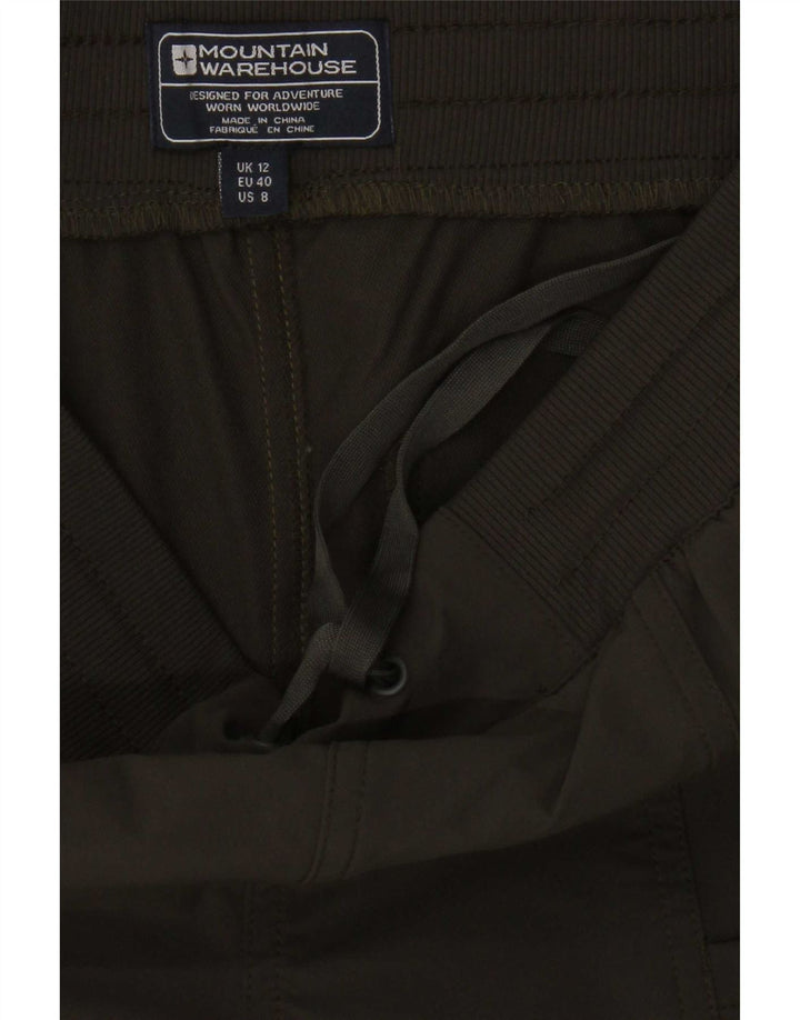 Mountain Warehouse Pantaloni scurti sport pentru femei UK 12 Medium Khaki Poliester