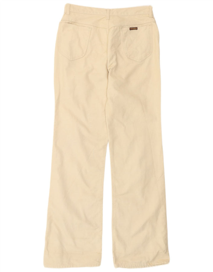 Blugi pentru bărbați Rifle Bootcut W38 L36 din bumbac alb