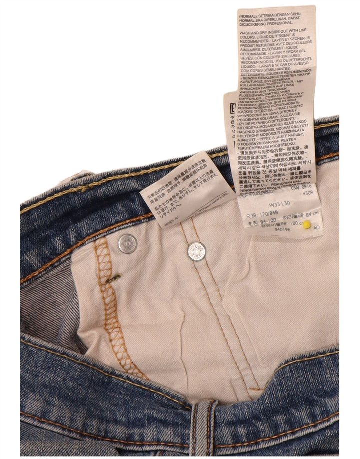 Blugi Levi's 511 Slim pentru bărbați W33 L30 Bumbac albastru