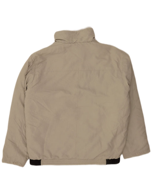 Bomber vintage pentru bărbați UK 42 XL Bej Poliester color bloc