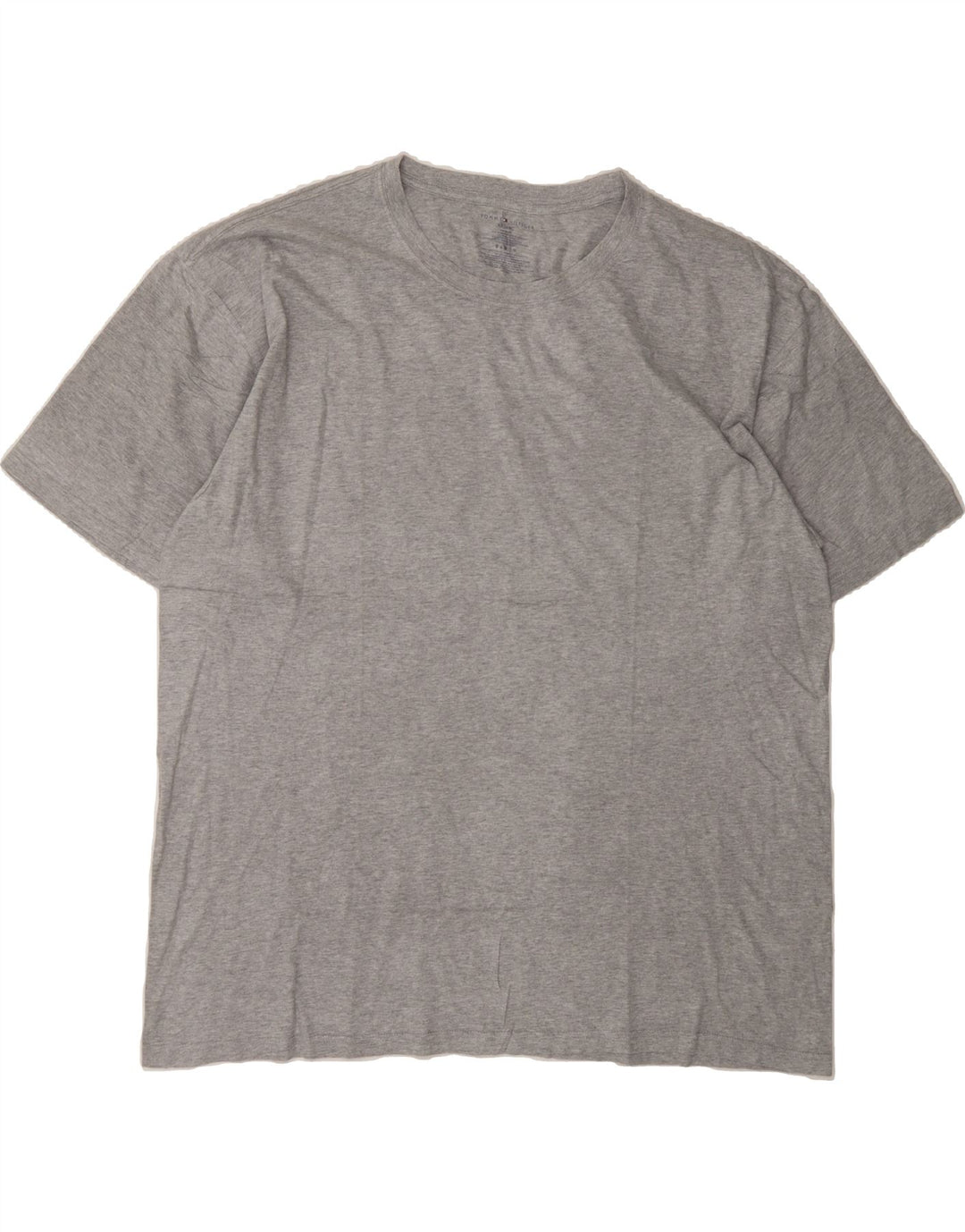 TOMMY HILFIGER Mens T-Shirt Top 2XL Grey Cotton Vintage Tommy Hilfiger and Second-Hand Tommy Hilfiger from Messina Hembry 