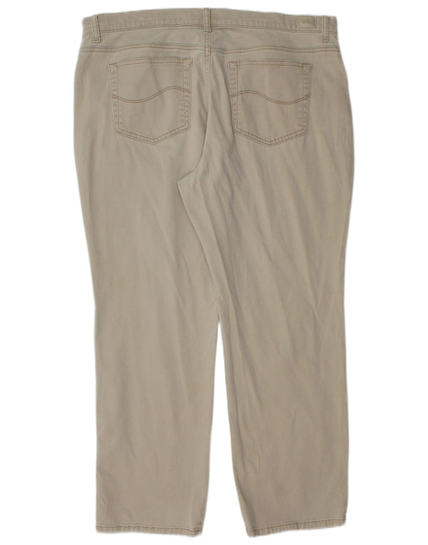 Blugi drepti Lee pentru femei cu talie medie, cu talie relaxată, L38 L28, bej