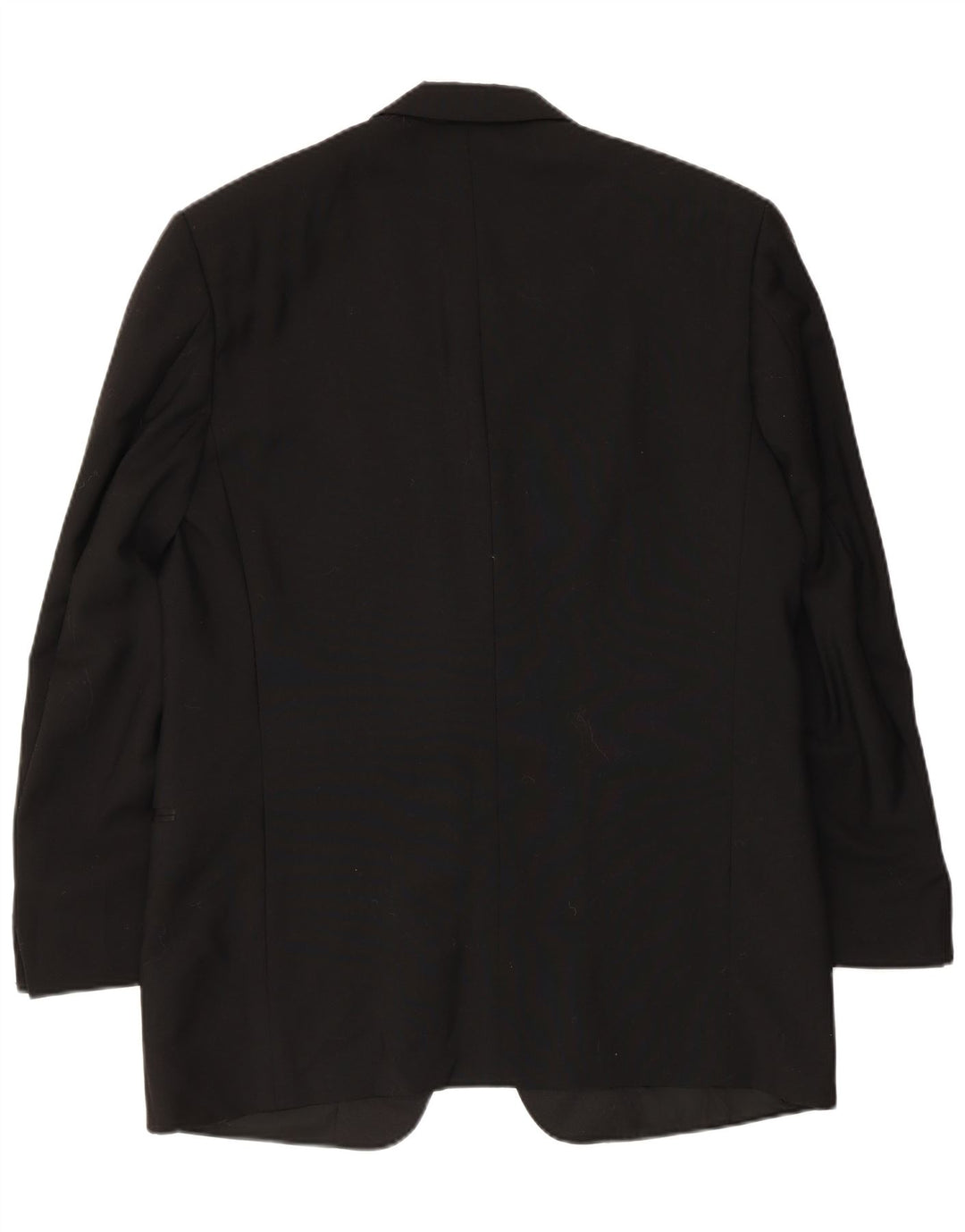 Mario Zegna Jachetă pentru bărbați cu 1 nasture IT 50 Lână mare neagră color bloc