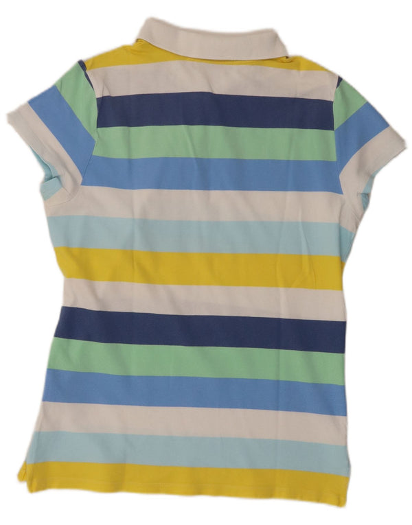 Tommy Hilfiger Womens Polo Shirt UK 20 2XL Multicoloured Striped Cotton