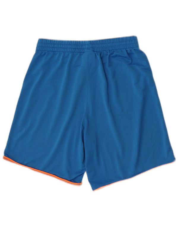 Pantaloni scurți sport grafic Adidas pentru bărbați, mici, albastru, poliester