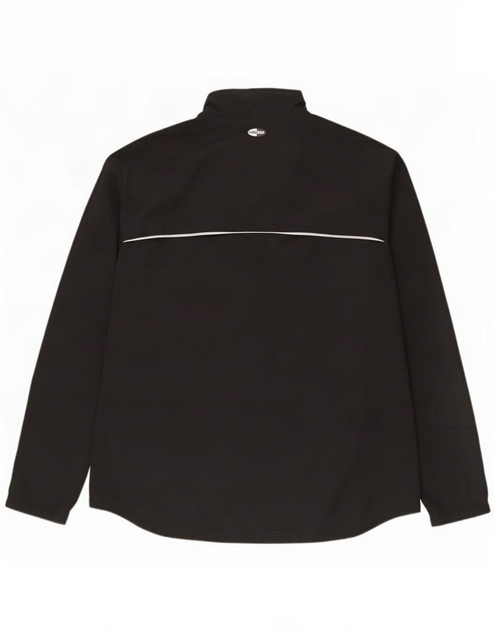 Adidas Womens Trening Top Jacket UK 16 Large Black Polyester