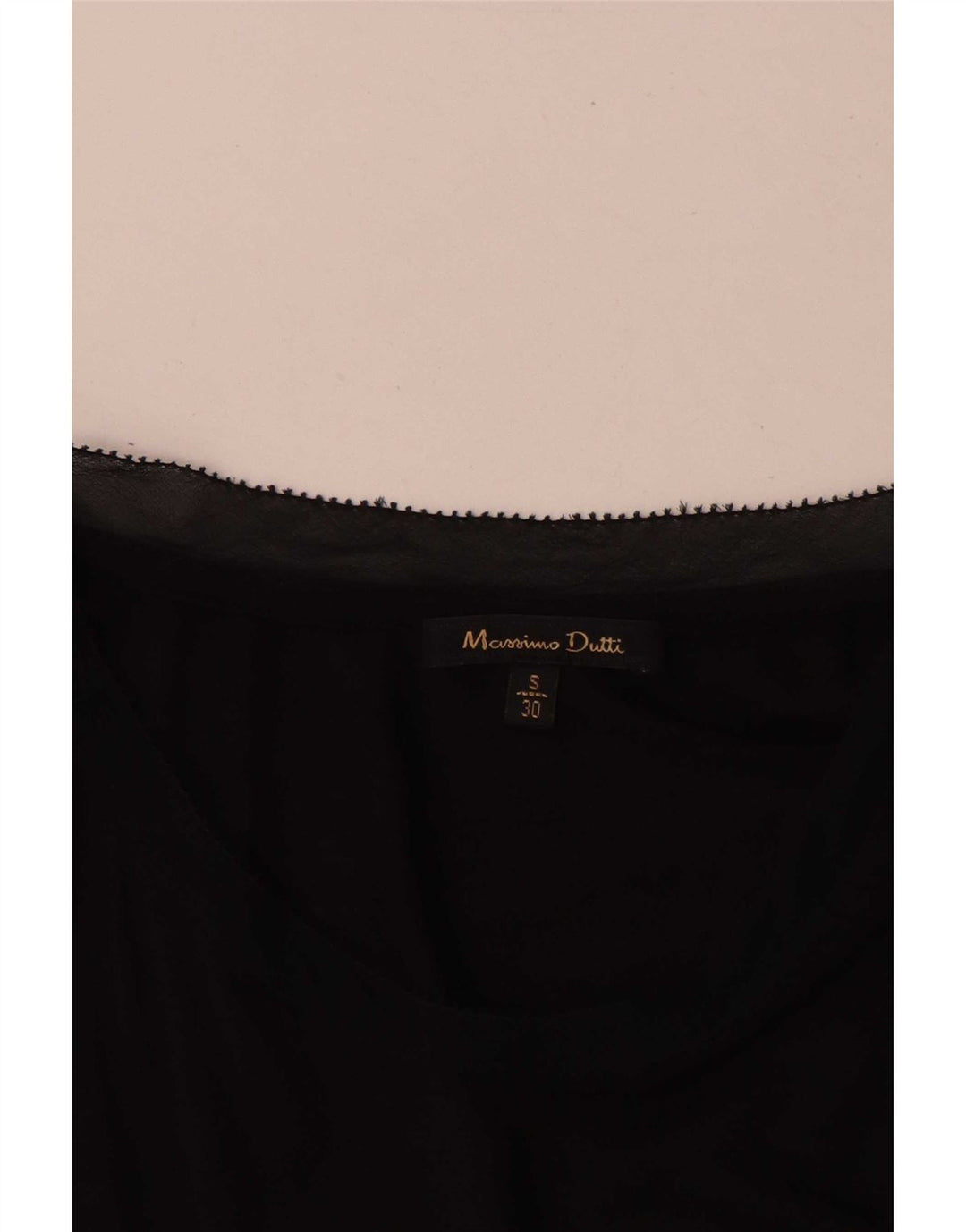 Bluză fără mâneci Massimo Dutti pentru femei UK 10 Small Black