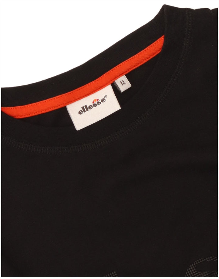 Tricou cu grafic pentru femei Ellesse Top UK 14 Medium Negru