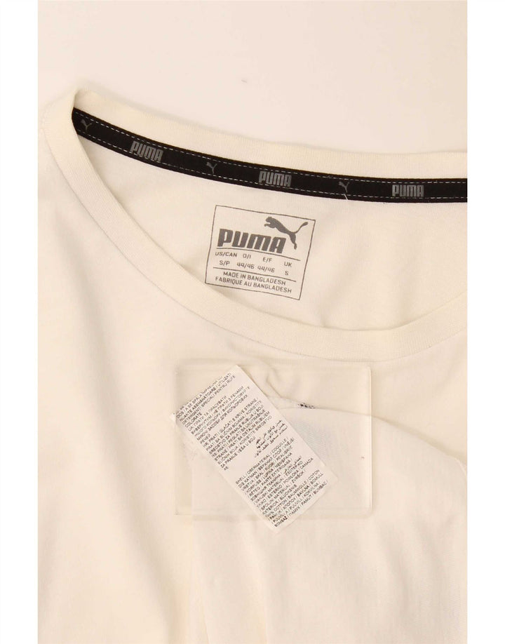 Tricou pentru bărbați Puma Top mic din bumbac alb