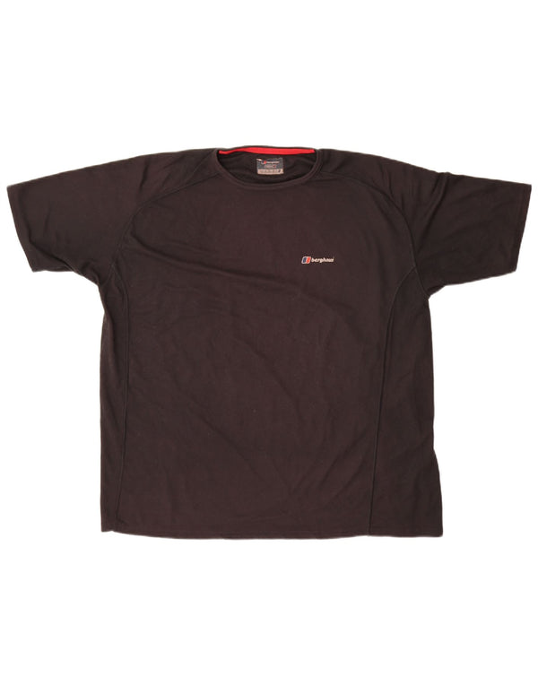 Tricou pentru bărbați Berghaus Top 2XL Poliester negru