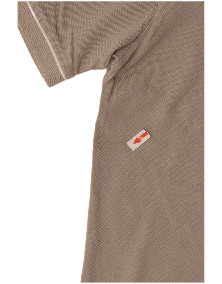 Tricou polo Avirex pentru femei UK 12, bumbac gri mediu