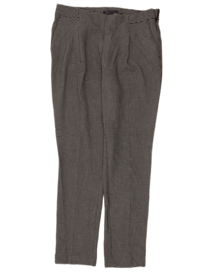 Pantaloni chino pentru femei Marks & Spencer UK 12 Medium W32 L29 Black Check