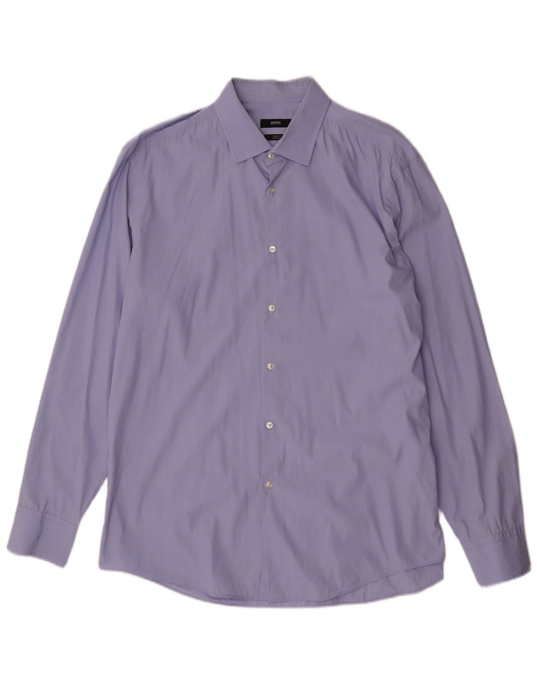 Cămașă pentru bărbați Hugo Boss Slim Fit Mărimea 43 17 XL Bumbac albastru