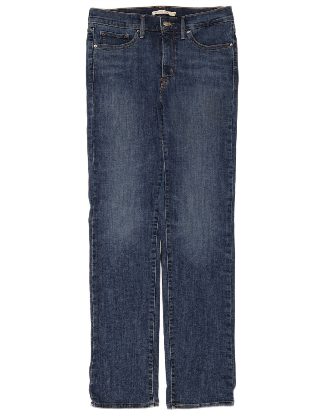 Blugi drepți modelați 314 pentru femei Levi's L30 L32 Bumbac albastru