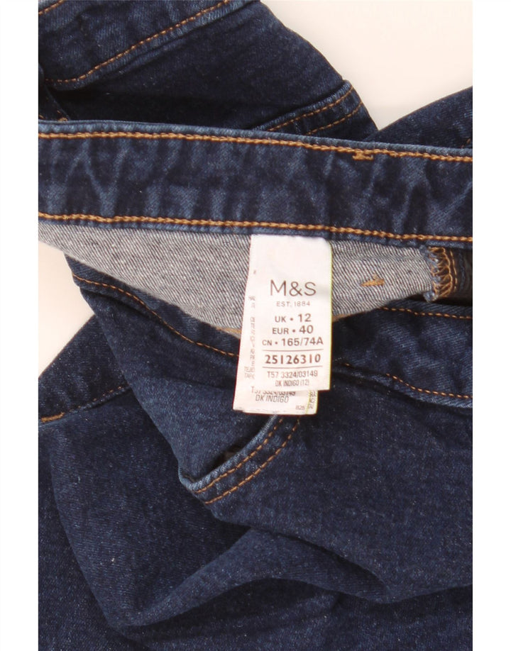 Pantaloni scurți din denim pentru femei Marks & Spencer UK 12 Medium W30 Bumbac bleumarin