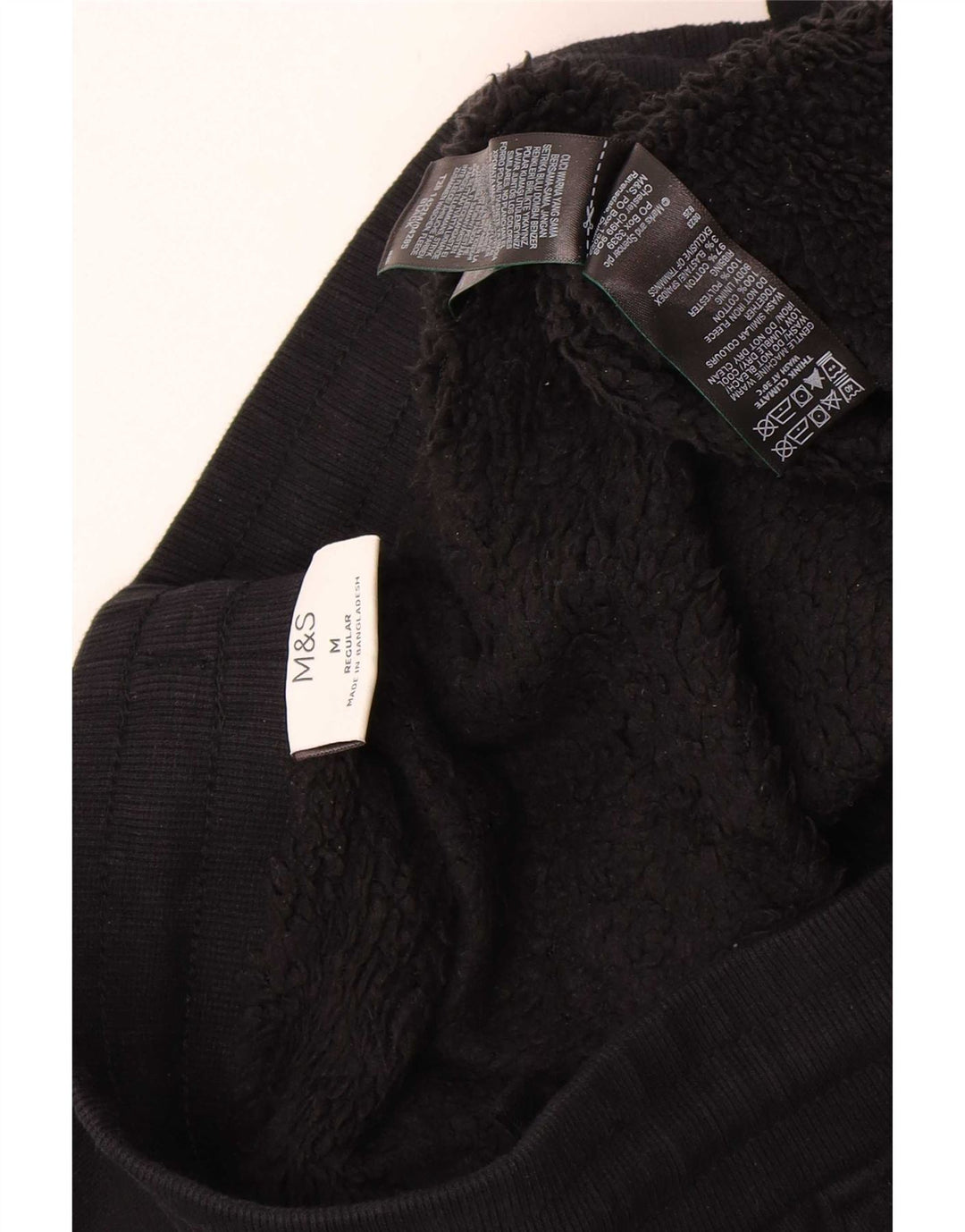Marks & Spencer Pantaloni de trening pentru bărbați Pantaloni de jogging Bumbac mediu negru