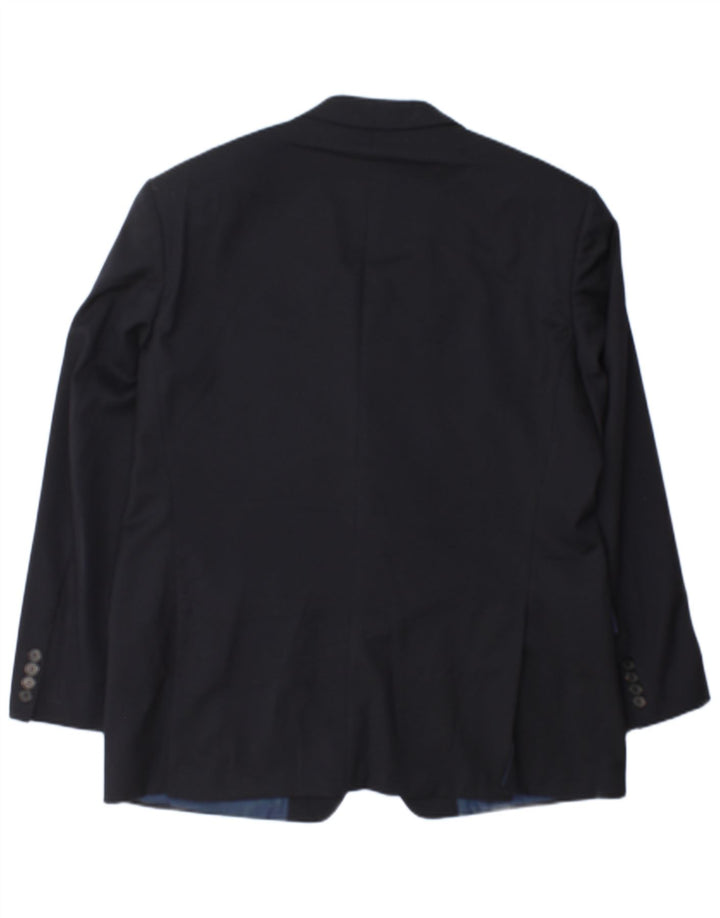 Jachetă Blazer pentru bărbați Hugo Boss cu 3 nasturi UK 38 Medium Bleumarin
