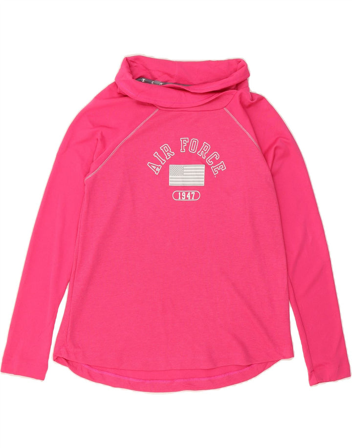 CHAMPION Womens Graphic Top Long Sleeve UK 16 Large Pink Polyester Vintage Champion and Second-Hand Champion from Messina Hembry 