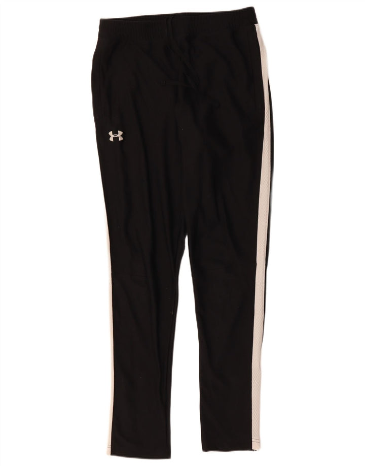 Pantaloni de trening Under Armour pentru bărbați, negru mediu, poliester color bloc
