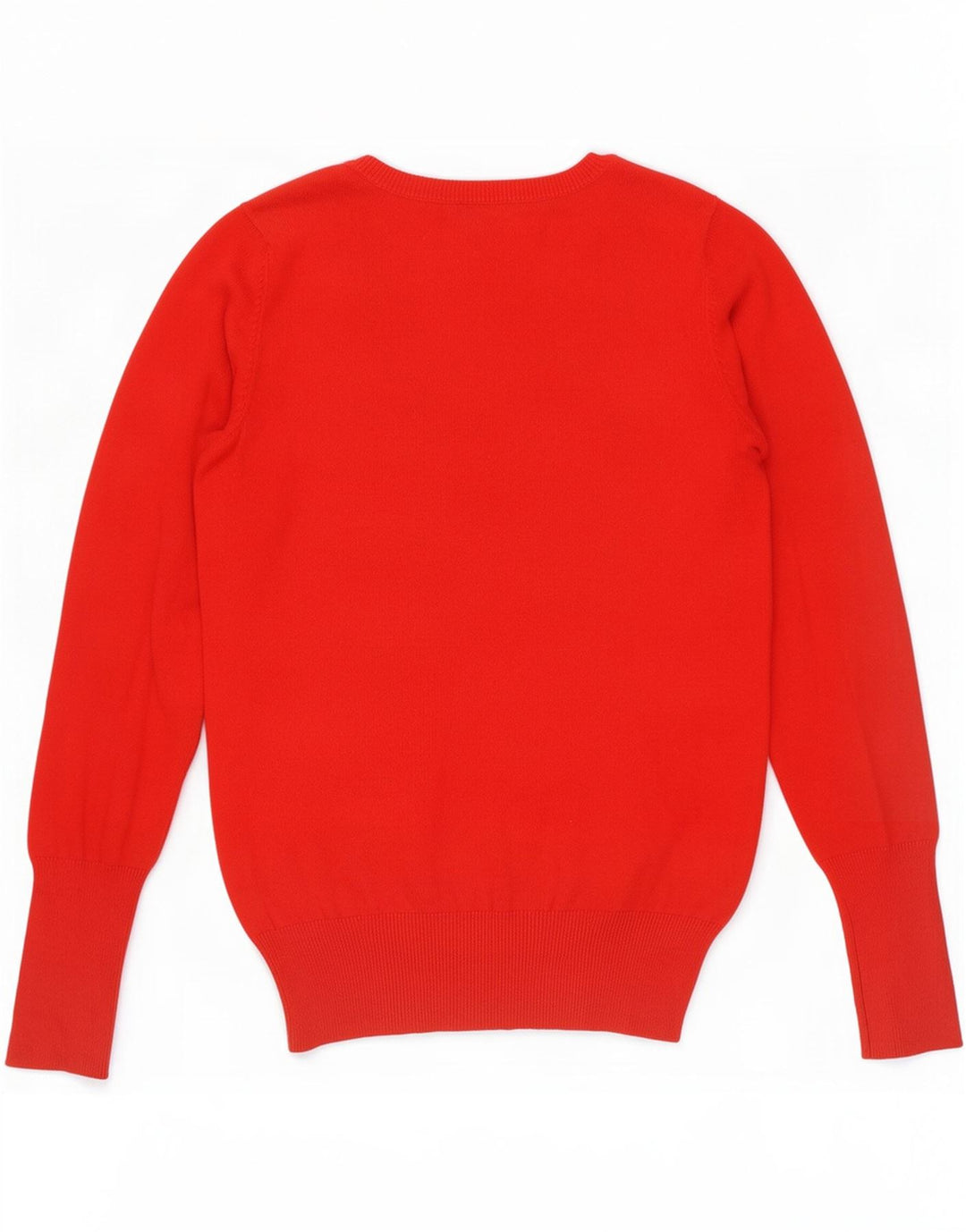 Pulover cu decolteu în V Zara pentru femei UK 12 Medium Red