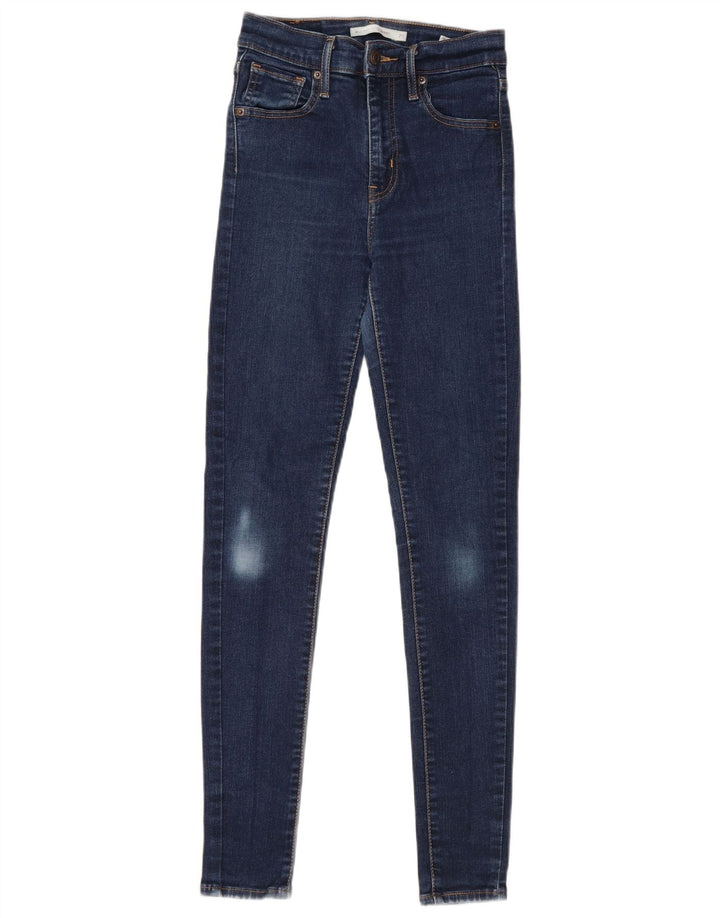 Blugi super skinny pentru damă LEVI'S Mile High W25 L30 bumbac albastru