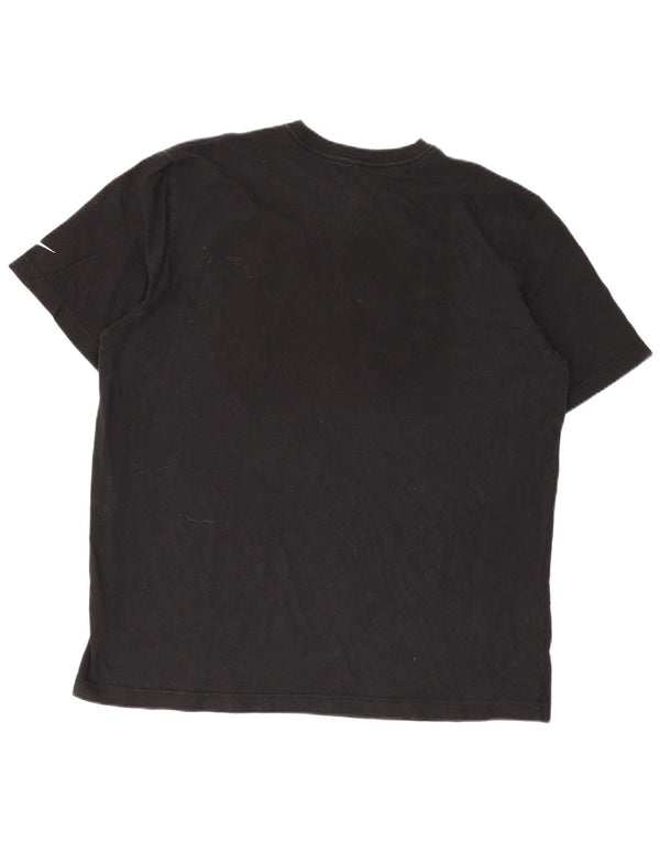 Nike Mens Carolina Panthers Regular Fit Graphic T-Shirt Top XL Black Cotton