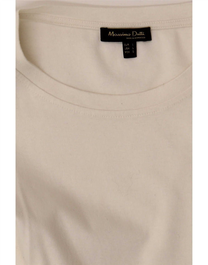 Massimo Dutti Tricou pentru femei Top UK 14 Large White