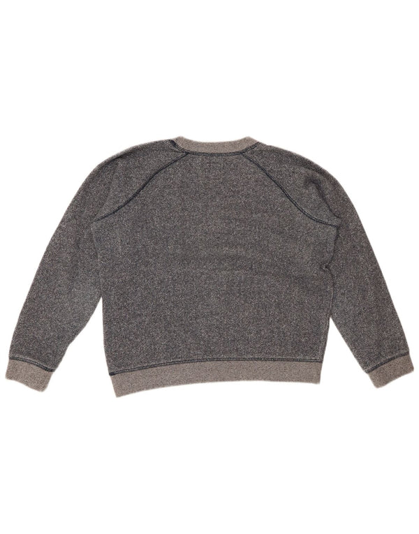 JACK WILLS Pulover crop pentru femei UK 12 Medium Bleumarin Pete