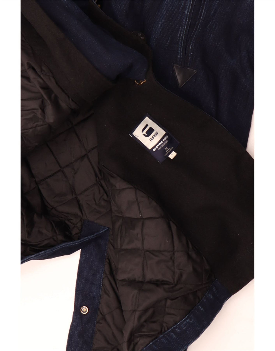 G-Star Raw pentru bărbați denim dublu piept UK 40 mare bumbac bleumarin