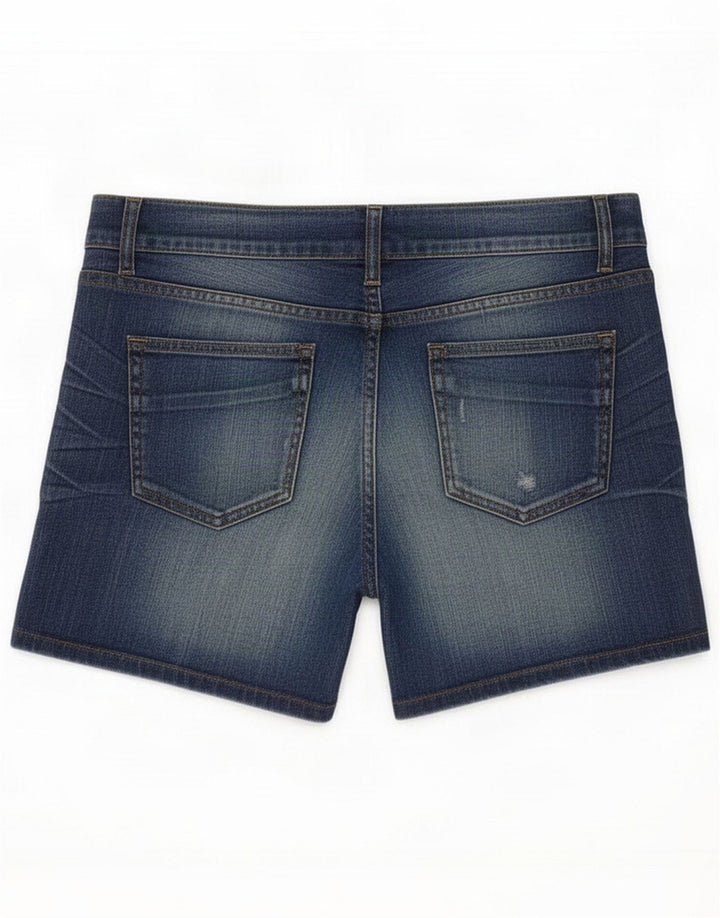 Massimo Dutti Pantaloni scurți din denim pentru femei EU 40 Medium W30 Blue Bumbac
