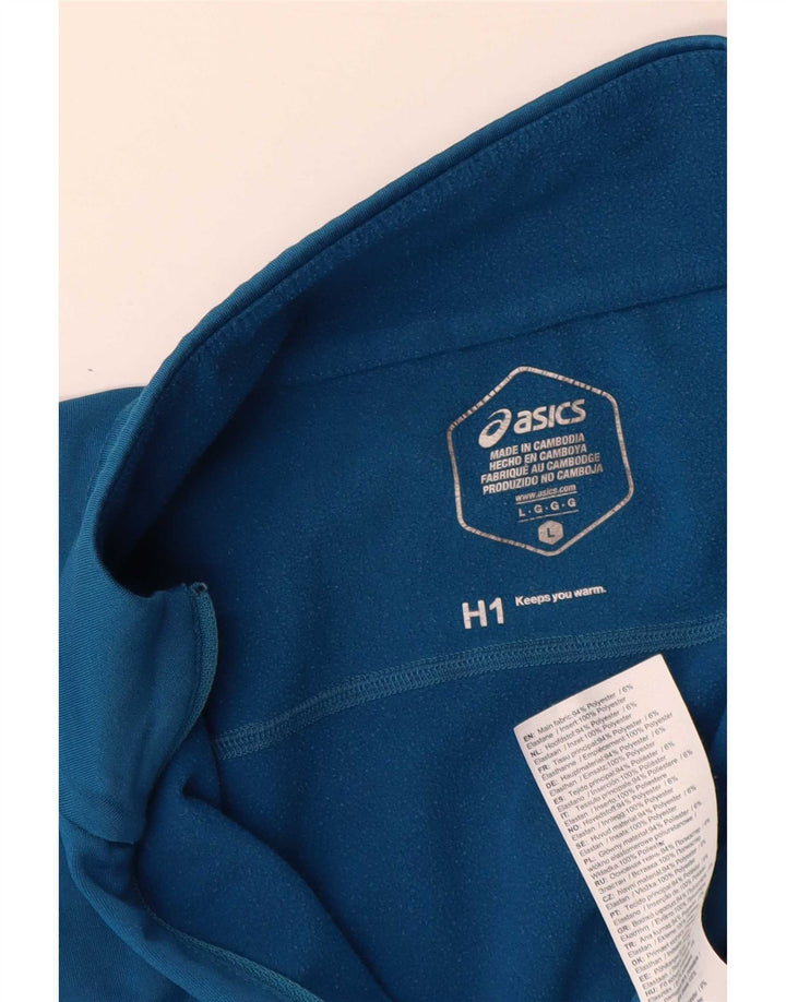 Trening pentru bărbați Asics Pulover Top mare, albastru, poliester, sport