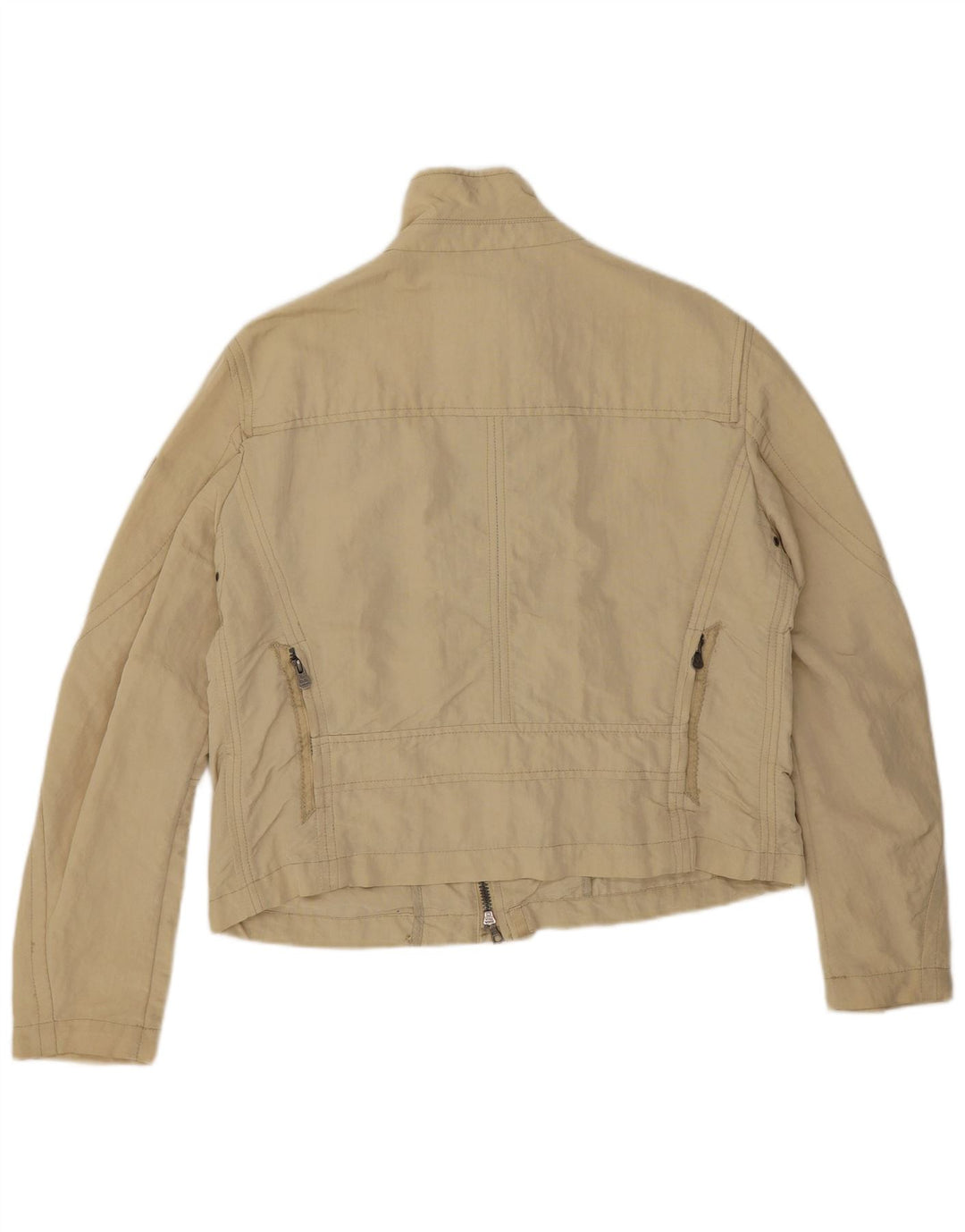 PEUTEREY Jachetă Bomber Crop pentru Damă IT 54 3XL Bej Poliamidă