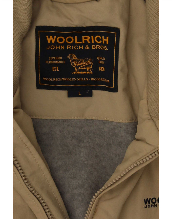 Bomber pentru bărbați Woolrich UK 40 Large Beige