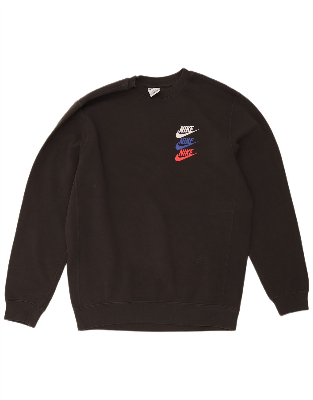 Hanorac grafic pentru bărbați Nike Pulover Medium Negru Poliester