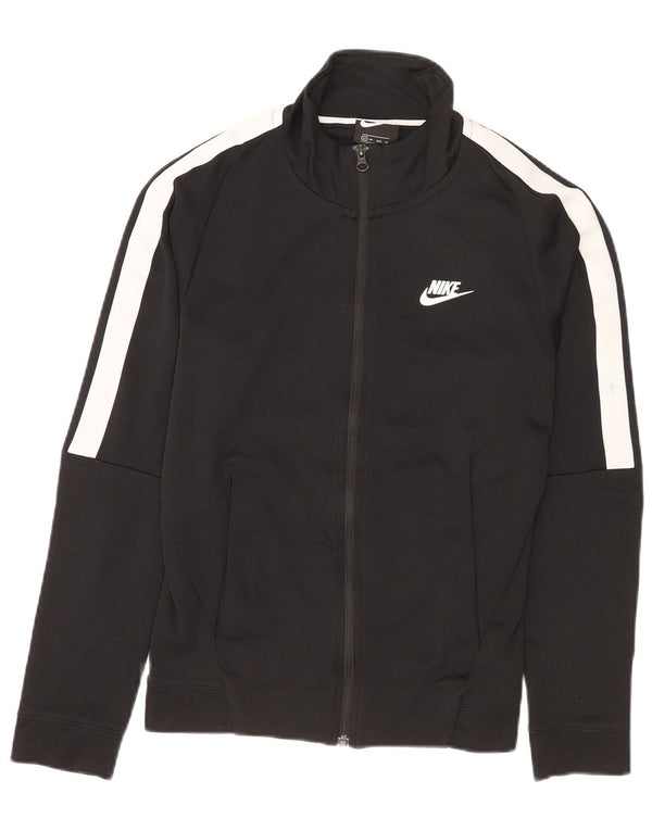 Jachetă de trening pentru bărbați Nike XS, bumbac color bloc negru