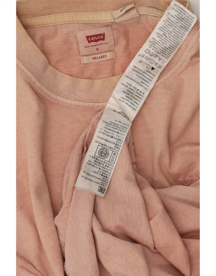 Tricou relaxat pentru bărbați Levi's Top mic din bumbac roz