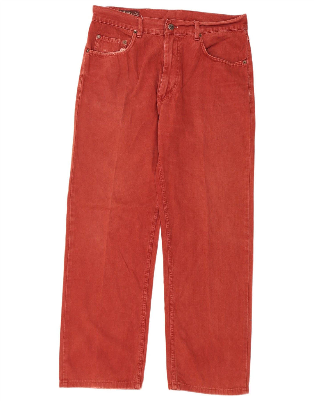 MARLBORO CLASSICS Pantaloni casual drepti pentru bărbați L33 L29 Bumbac maro