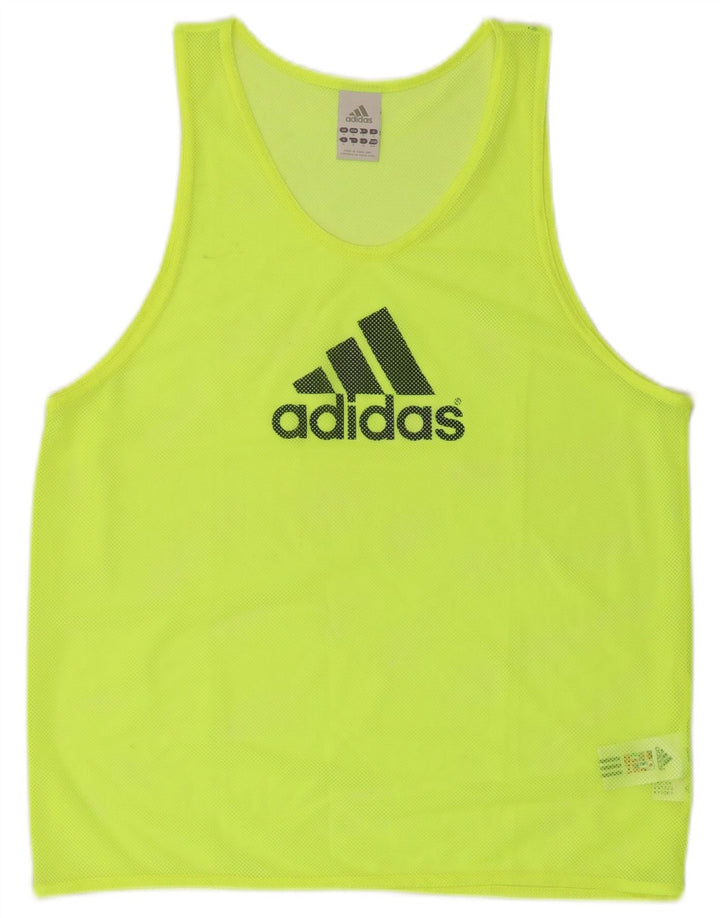 Vesta grafică pentru bărbați Adidas Top Mic Galben Poliester