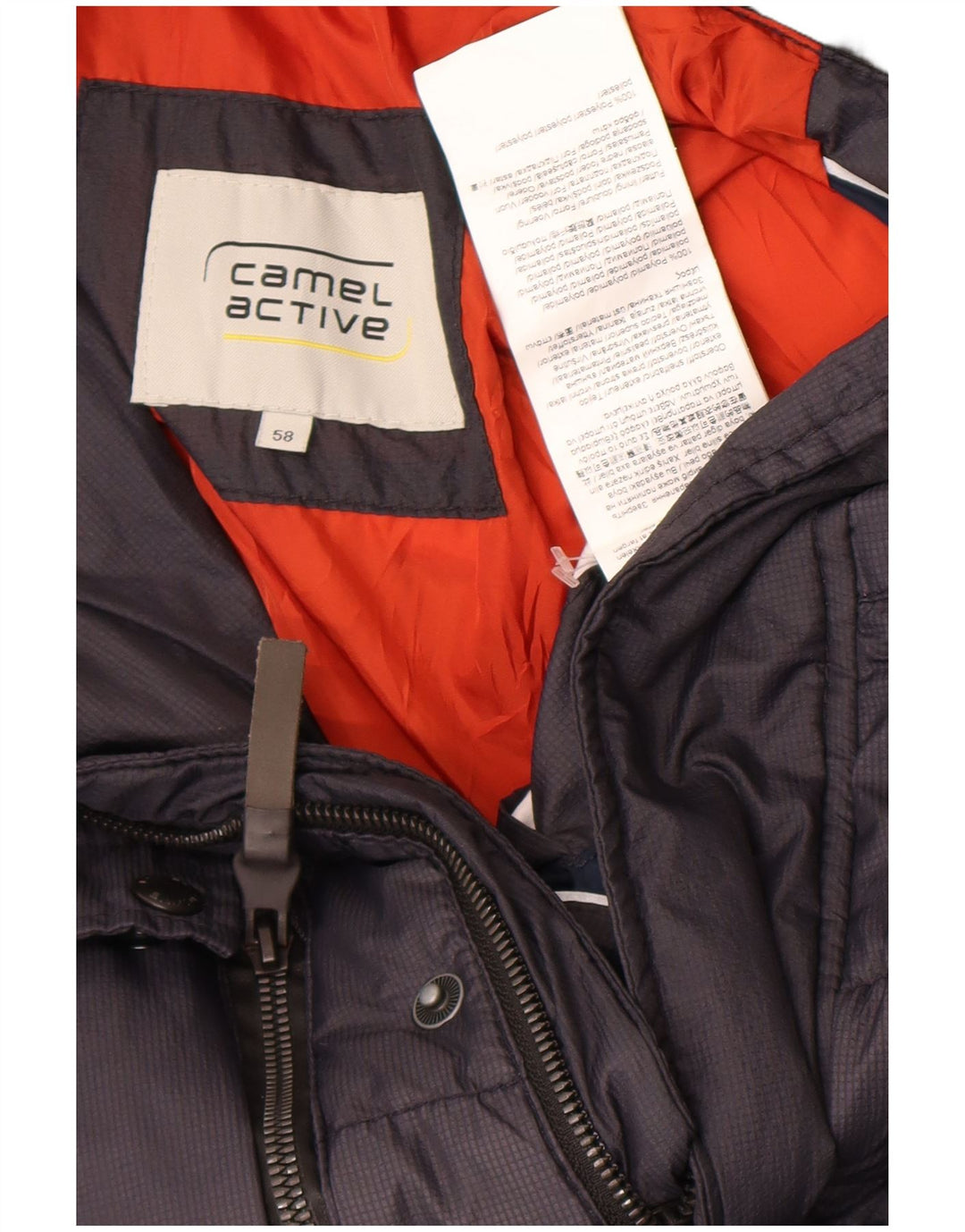 Jachetă căptușită pentru bărbați Camel Active IT 58 4XL Gri Poliamidă